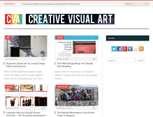 Tablet Screenshot of creativevisualart.com